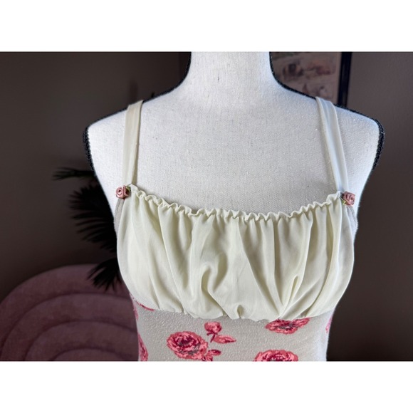 Kenzie sleepwear Cottagecore Ruffle Trim Sleeveless Summer Dress - Picture 3 of 13